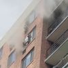 Harrowing Video Shows FDNY Rescuing Woman Clinging To Side Of Burning Manhattan Building